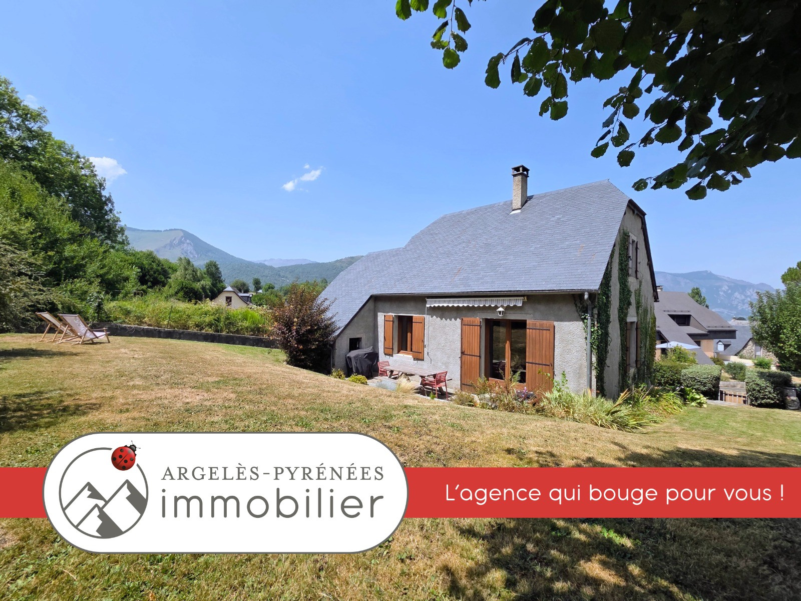 Coup de coeur proche d'Argelès-Gazost : maison soignée T4 ave